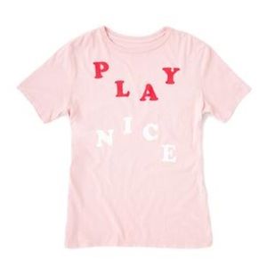 Ban.do small PLAY NICE T-shirt. Never worn.